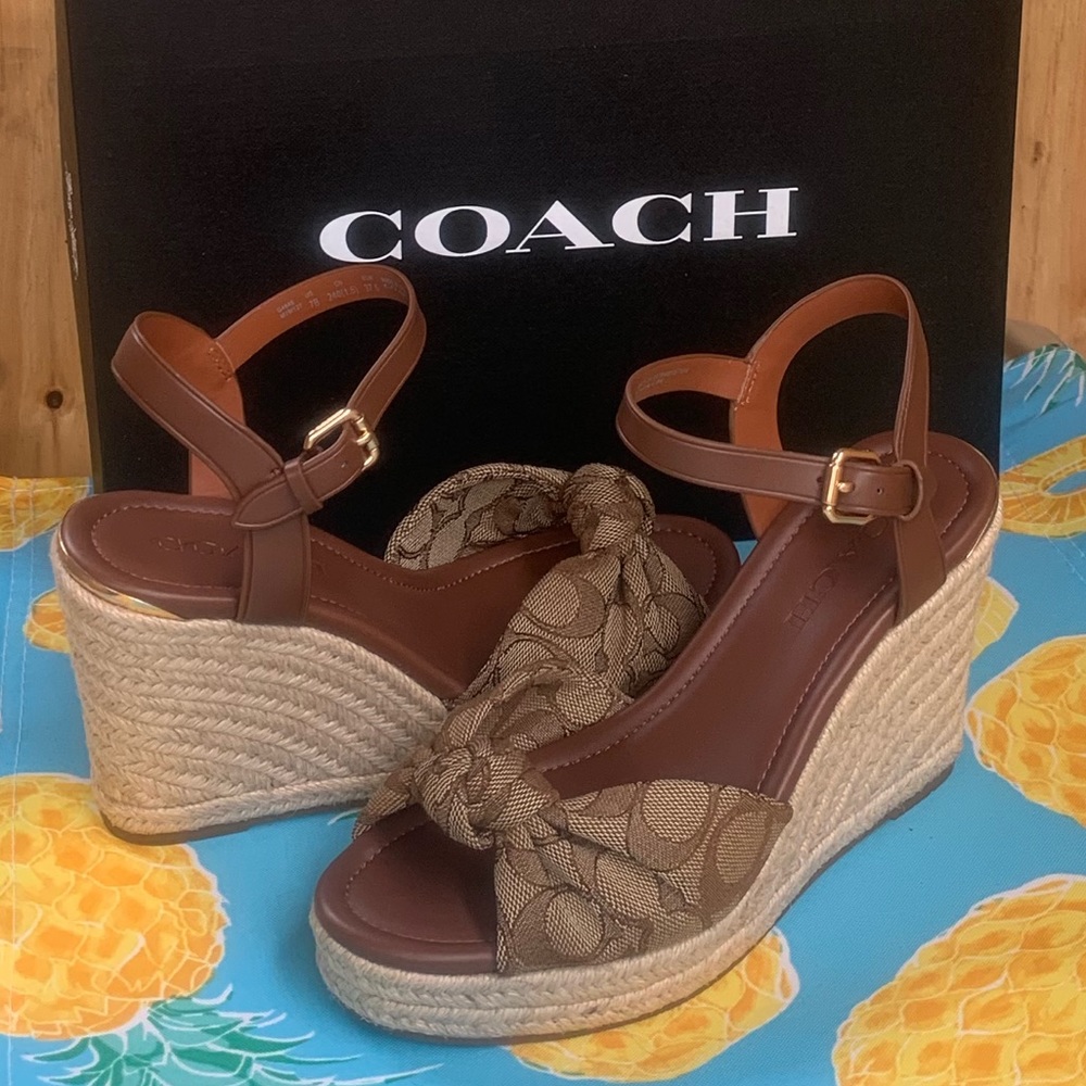 COACH wedge heel size 7.5